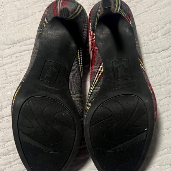Fioni Women's Plaid Pointed Toe Stiletto Pumps Size 8 Multicolor - Picture 5 of 8